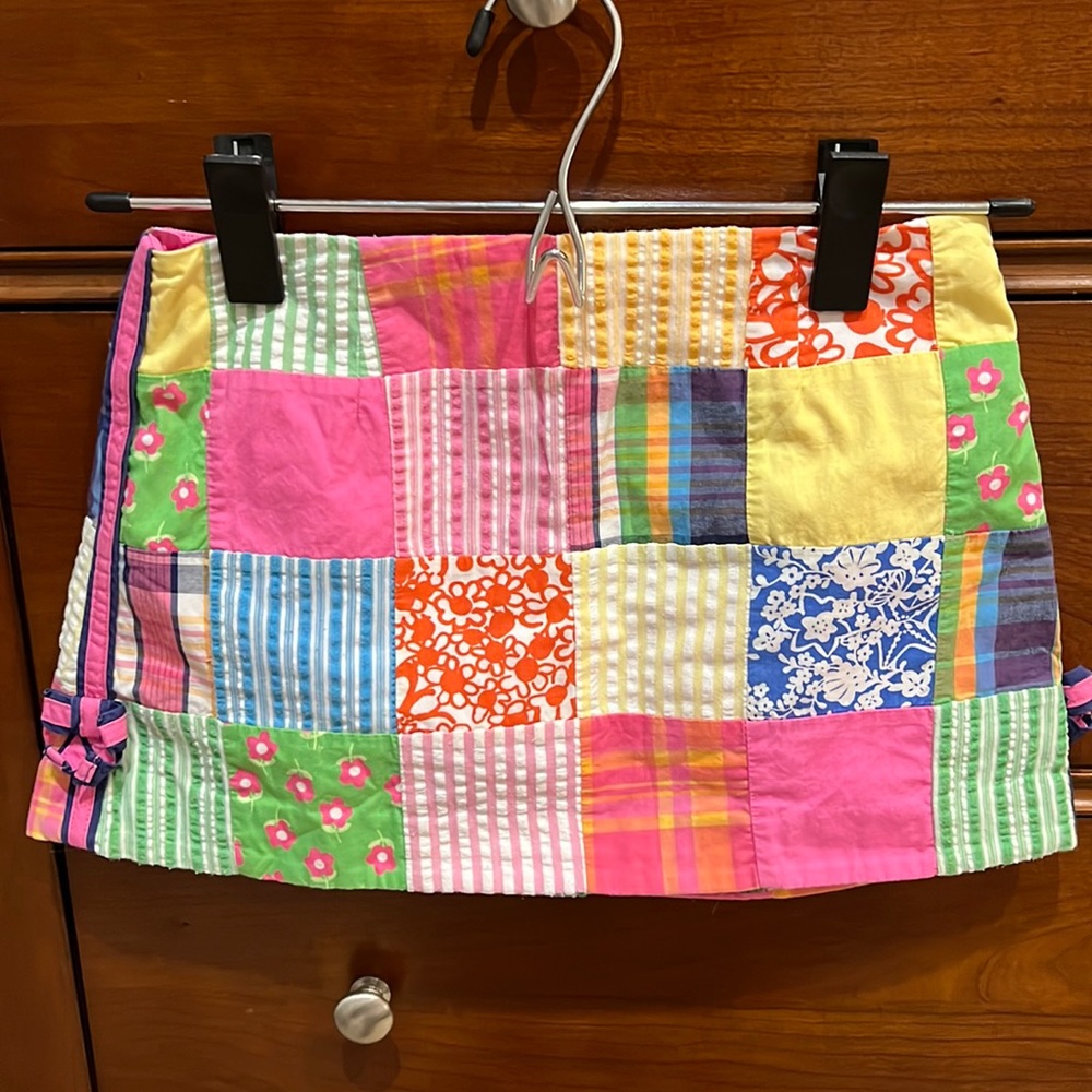 EUC Lilly Pulitzer Patchwork Skort - Size 8
